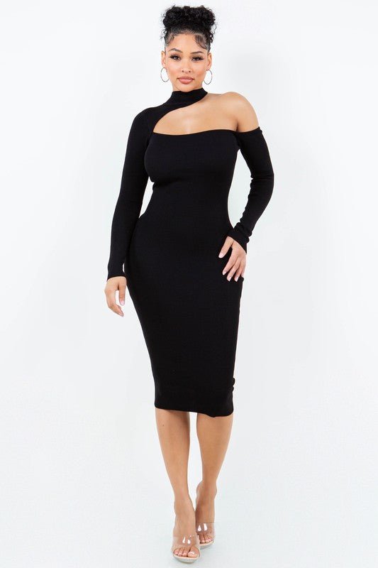Sleek Charm Dress - SHE RARE
