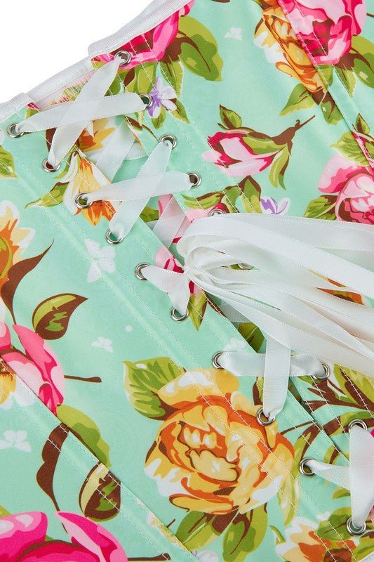 Floral Corset Top - She Rare