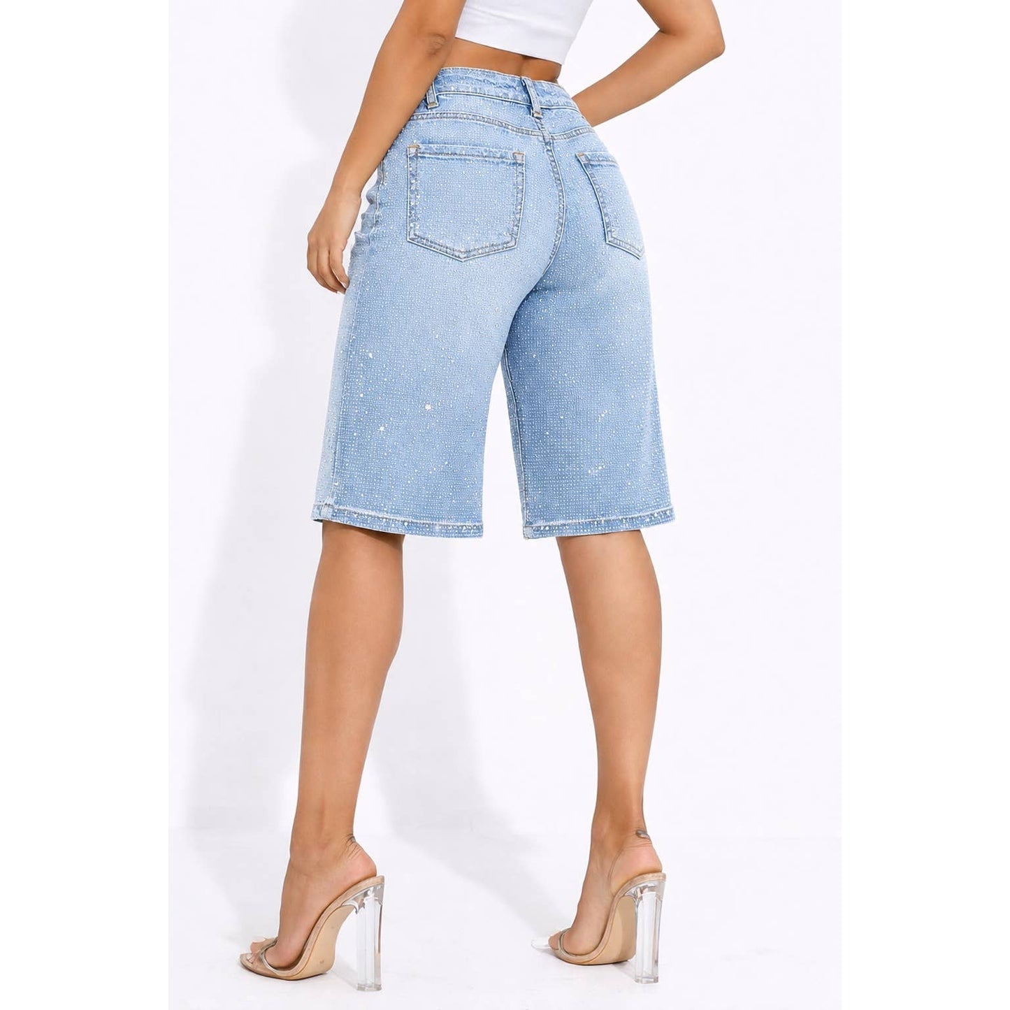 Diamond District Bermuda Shorts - She Rare Boutique