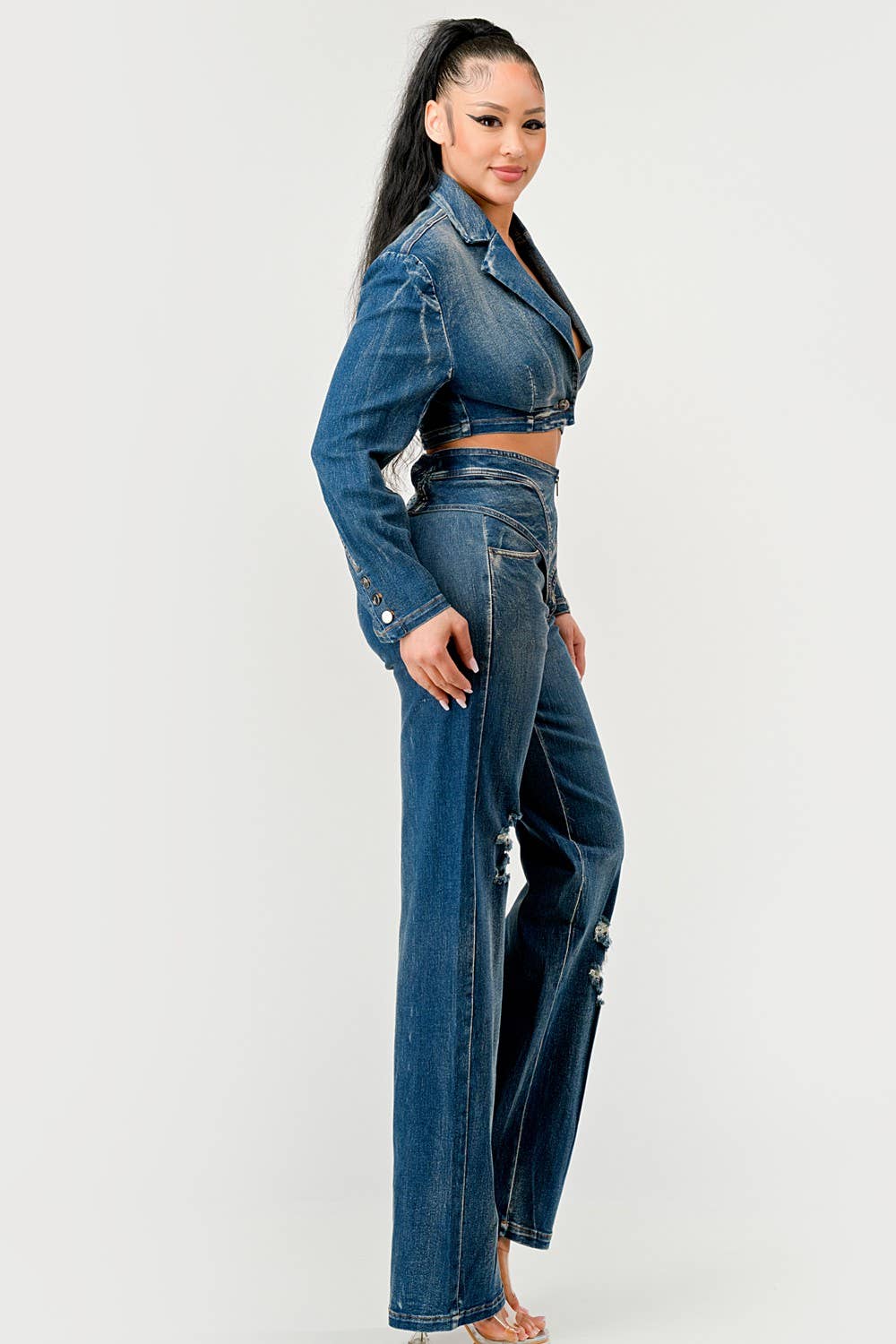 Perfect Fit Denim Set - SHE RARE