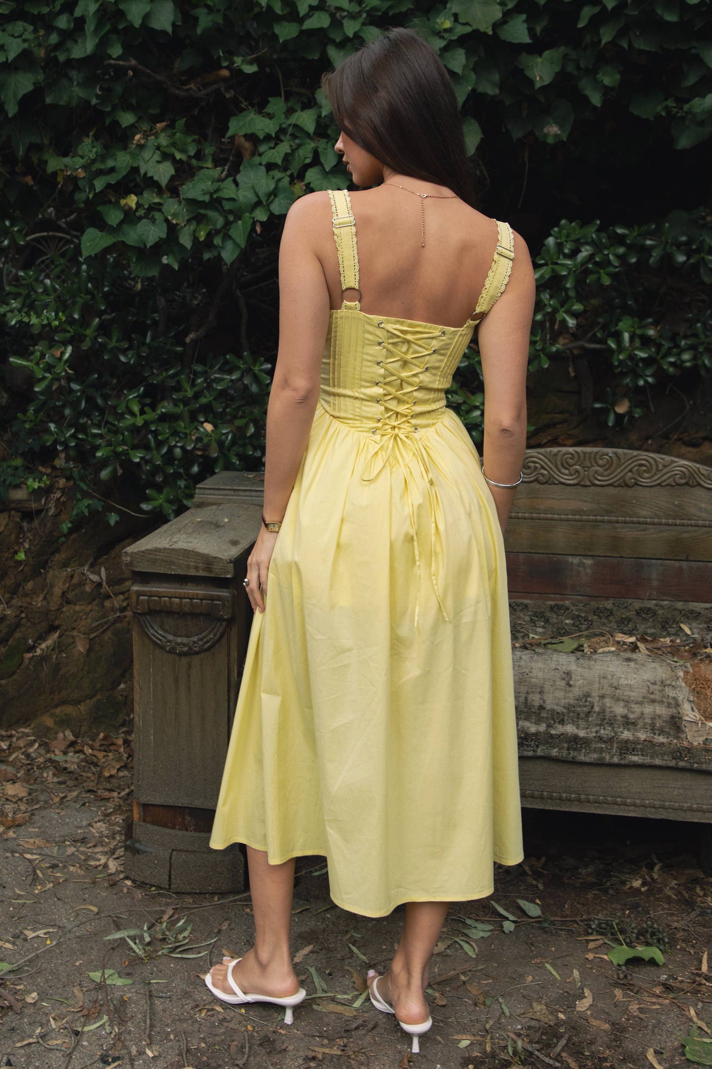 The Honey Lace Corset Maxi Dress - She Rare Boutique
