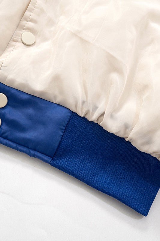 Cropped Bomber Jacket - SHE RARE