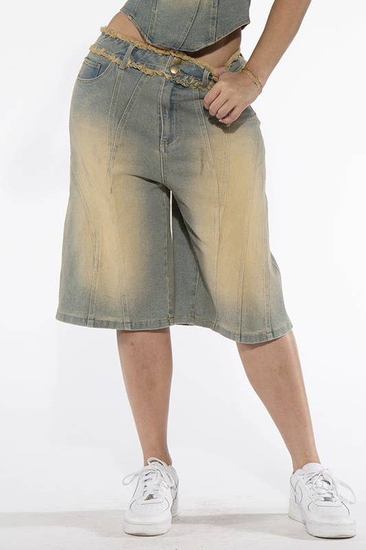 Vintage Denim Jean Shorts