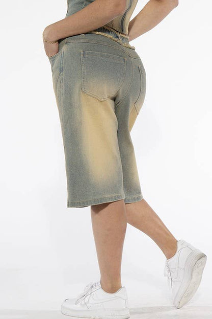 Vintage Denim Jean Shorts