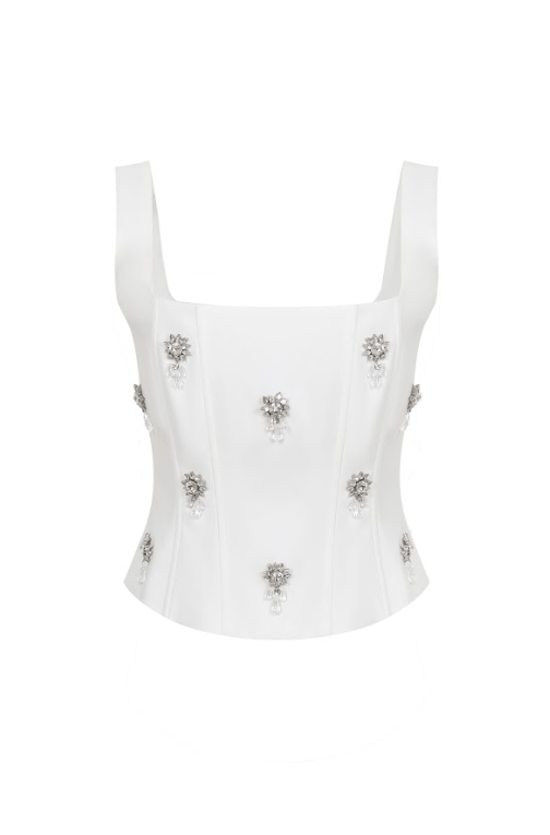 Embellished Corset Top