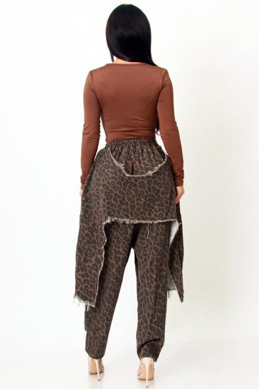 Wild Instinct Leopard Harem Pants - She Rare Boutique