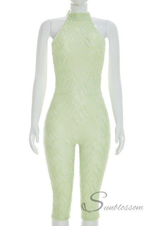 Palm Energy Capri Jumpsuit - She Rare Boutique