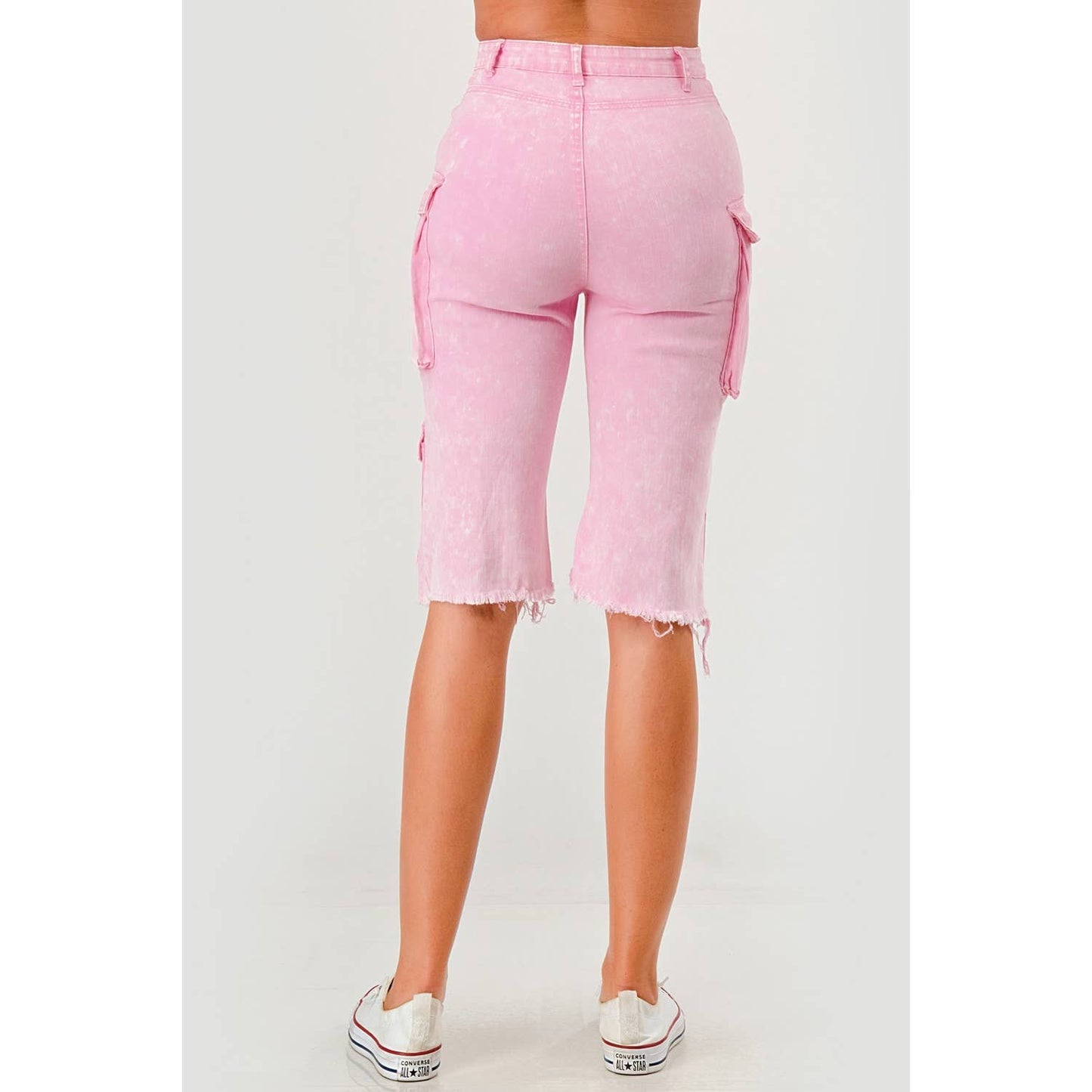 Cargo Denim Shorts