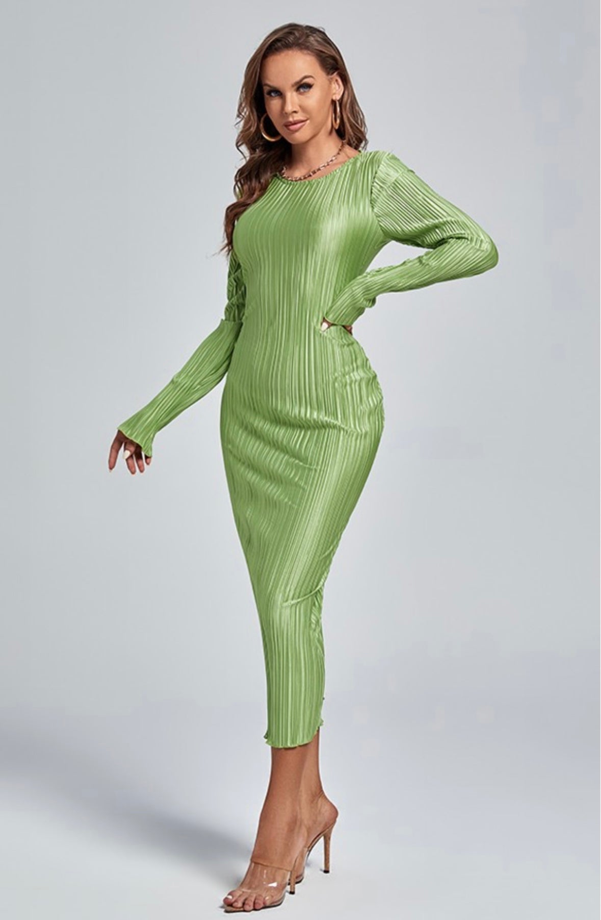 Mean Green Maxi Dress