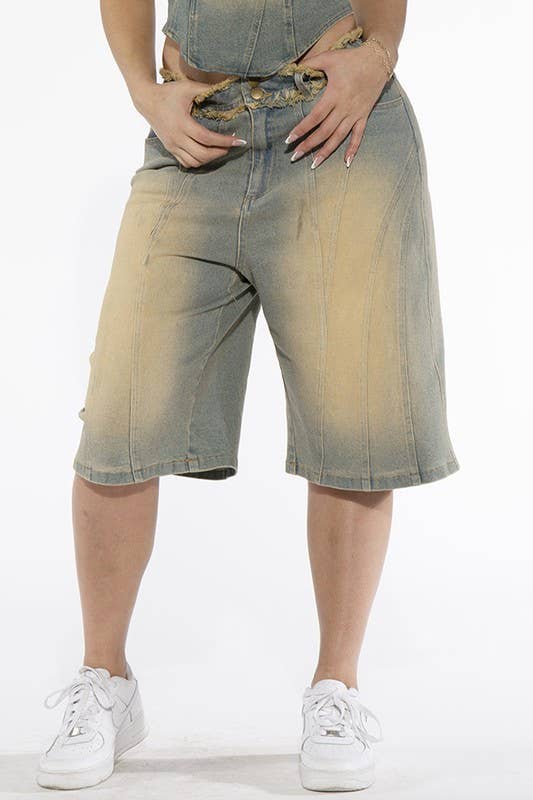Vintage Denim Jean Shorts