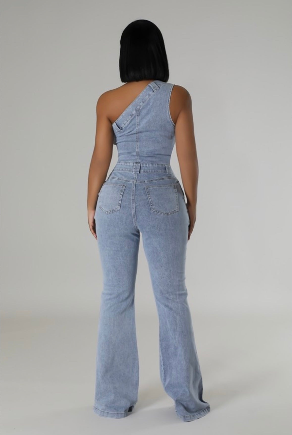 Raw Denim Jumpsuit