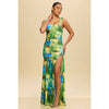 Lush Escape Ruched Maxi Dress - She Rare