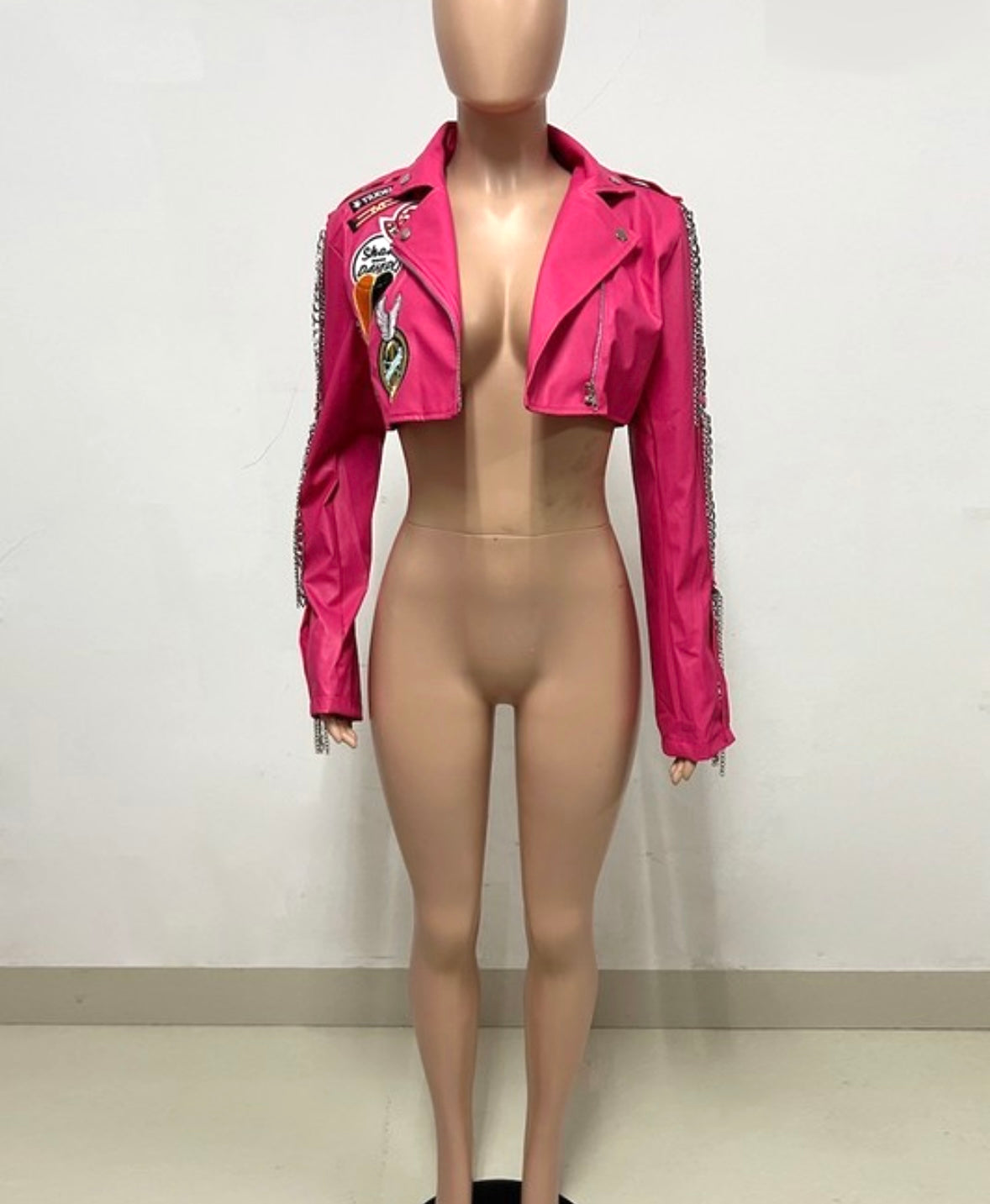 Pink Biker Jacket