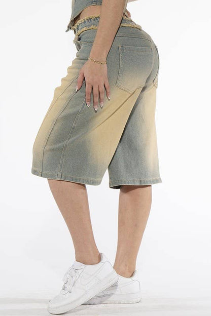 Vintage Denim Jean Shorts