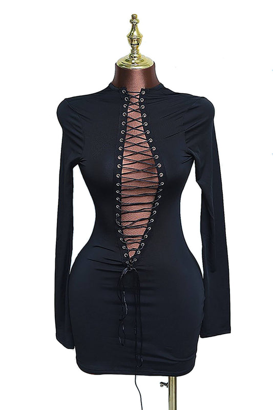 Laced Temptation Mini Dress
