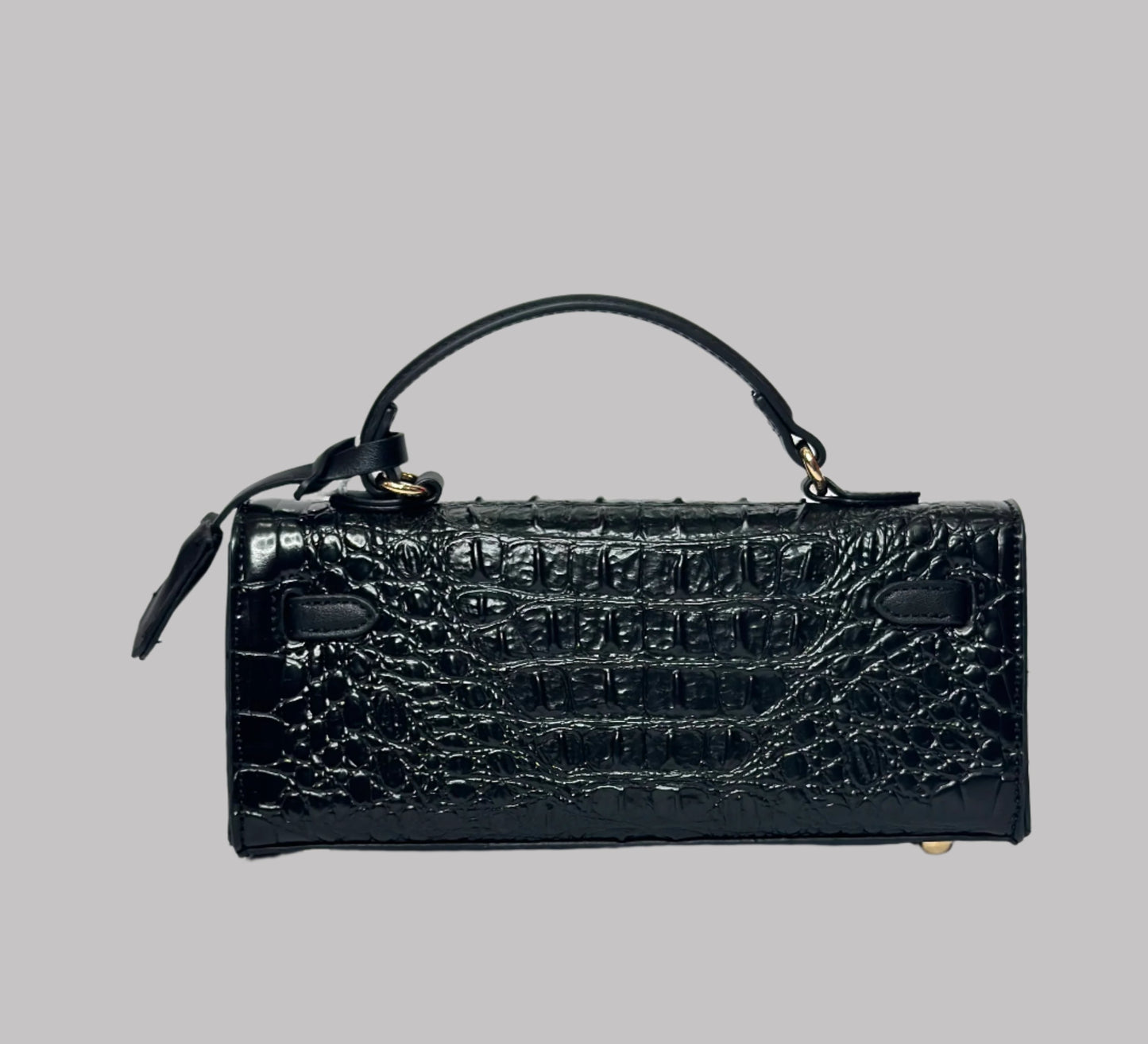 Black Crocodile Bag