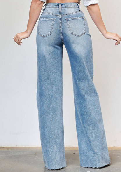 90’s Baby Wide Leg Jeans - She Rare Boutique