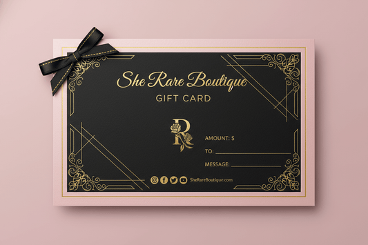 She Rare Gift Card - She Rare Boutique