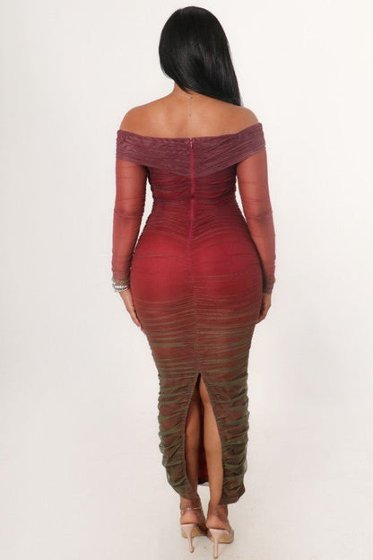 Temptation Mesh Bodycon Dress - She Rare Boutique