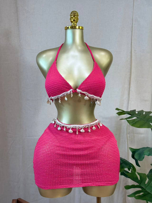 Island Muse 3 - Piece Bikini Set - She Rare Boutique